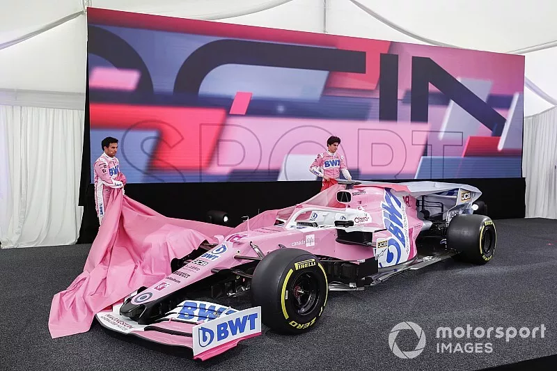 Sergio Perez, Racing Point and Lance Stroll, Racing Point