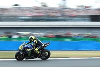 Rossi espera remontar con pista seca