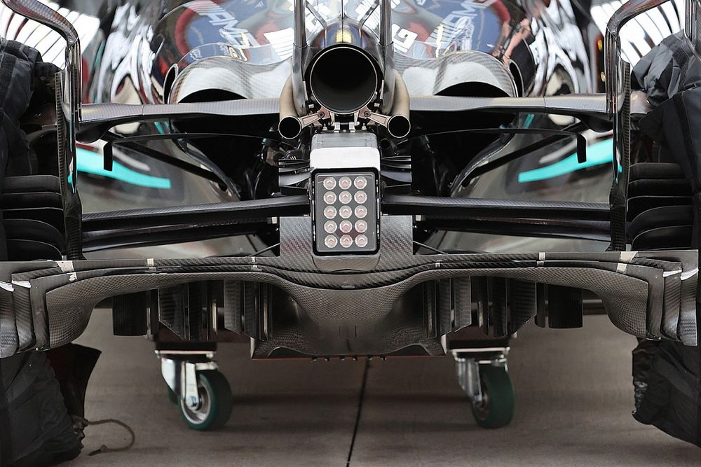 Mercedes F1 W12 diffuser detail