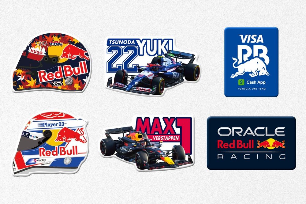 Red bull ヘッドバッジ 2本買ったら付いてくる！ レッドブル、角田裕毅や