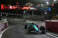 Alonso prueba "distintas filosof&iacute;as" en el Aston Martin en Las Vegas