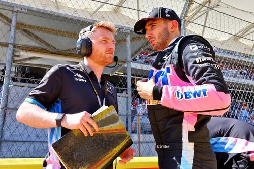 Ocon se disculpa con Colapinto por quitarle la vuelta rápida en Austin