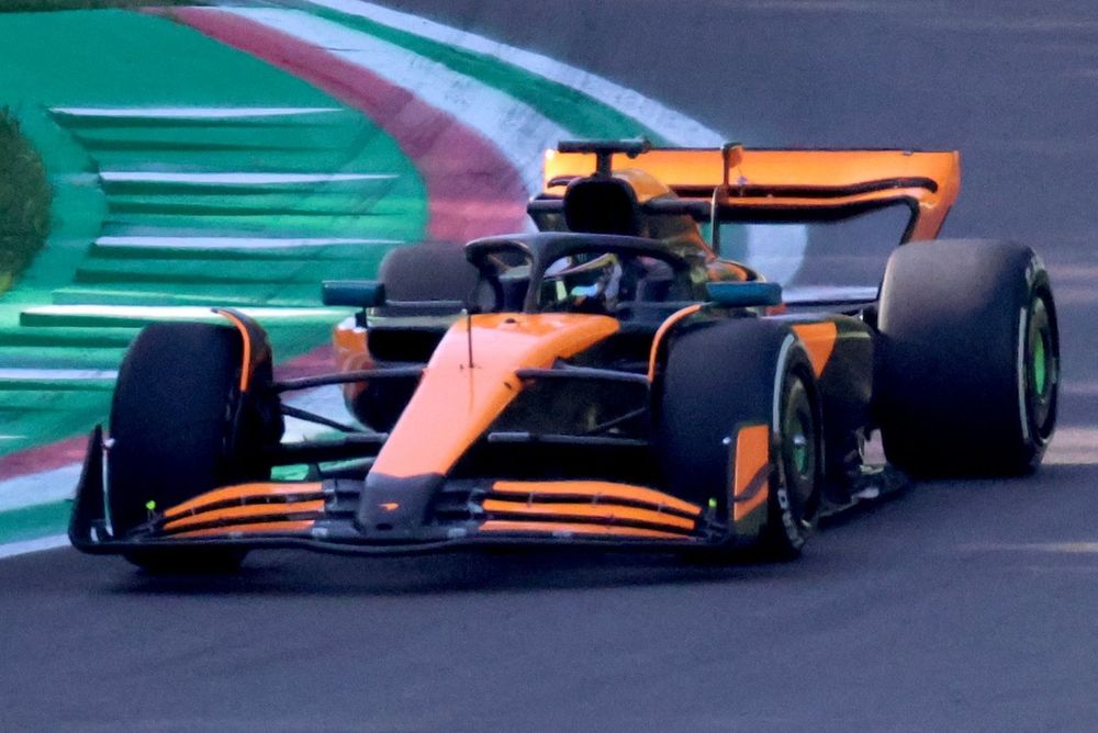 Pato O'Ward, McLaren, nei test di Imola