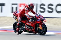 Bagnaia no sabe explicar el "extraño" problema en la sprint en Austria