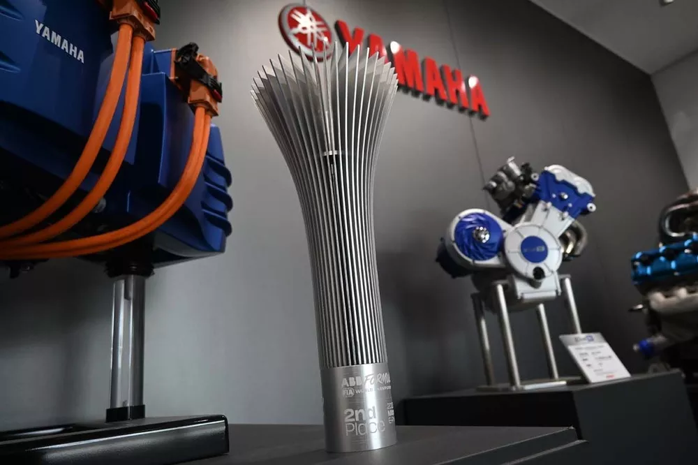 Trophy from Miami E-Prix, Yamaha Factory