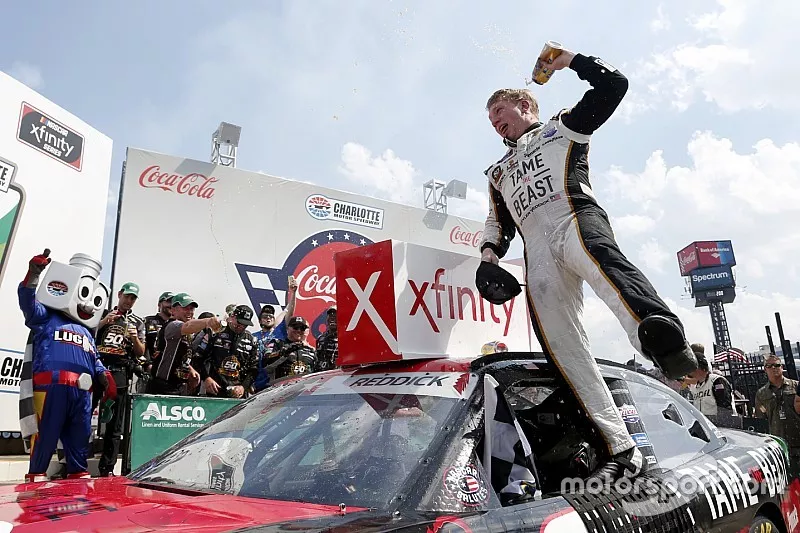Race Winner Tyler Reddick, Richard Childress Racing, Chevrolet Camaro TAME the BEAST