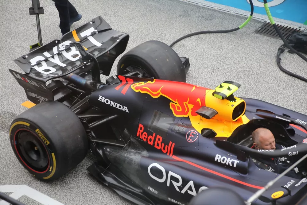 Detalle técnico del Red Bull Racing RB20