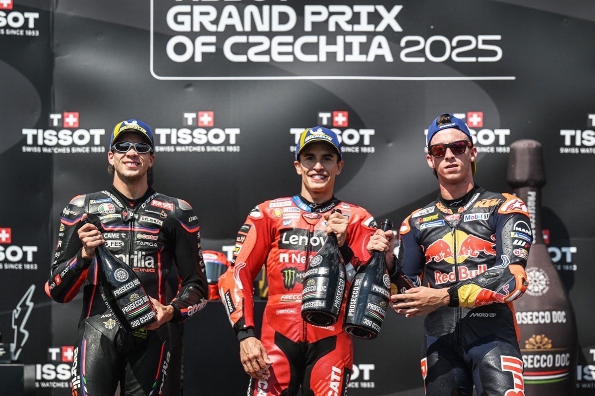 Tous les résultats et classements du GP de République tchèque MotoGP 2025