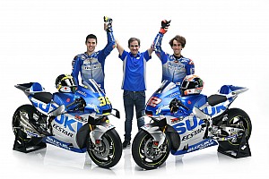 Suzuki quiere "muchos años" con Rins y Mir