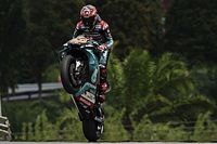 Quartararo najszybszy, wypadek Marqueza