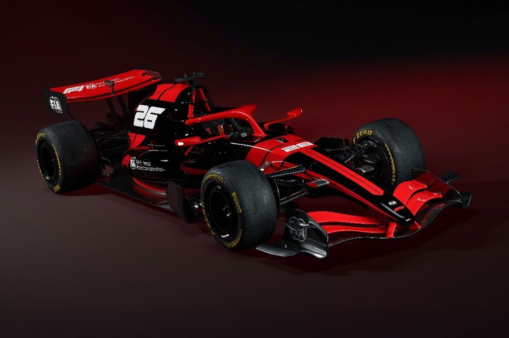 Render della vettura F1 2026