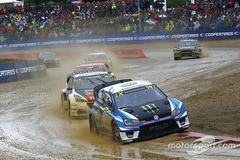 France WRX: Kristoffersson leads Loeb for fourth straight win