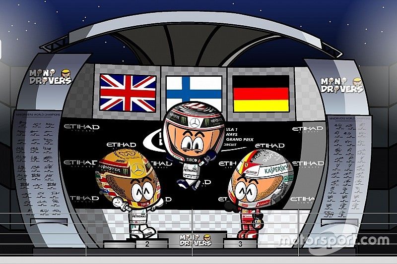 El GP de Abu Dhabi 2017 de F1 seg&uacute;n Los MiniDrivers