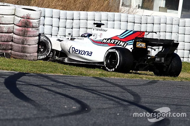 Crash de Lance Stroll, Williams FW40