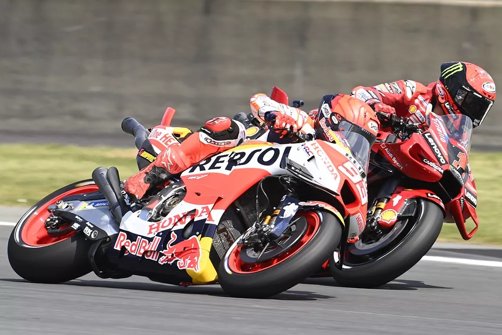 Marc Marquez, Repsol Honda Team, Francesco Bagnaia, Ducati Team