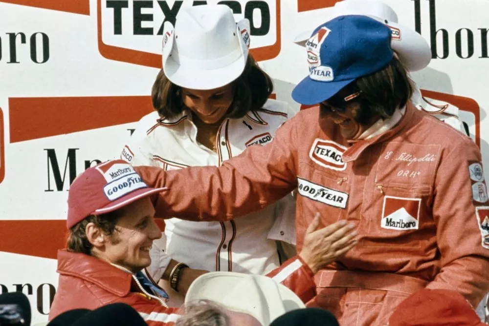 Emerson Fittipaldi, McLaren, Niki Lauda, Ferrari