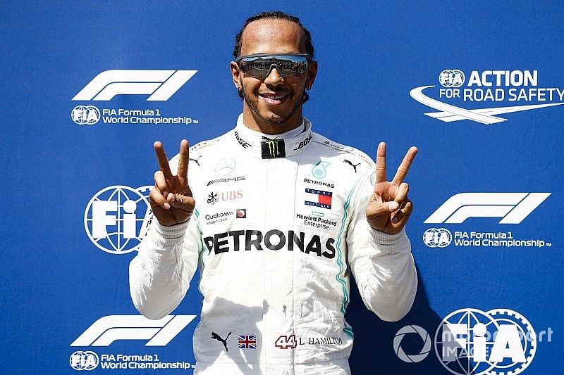 Polesitter Lewis Hamilton, Mercedes AMG F1

