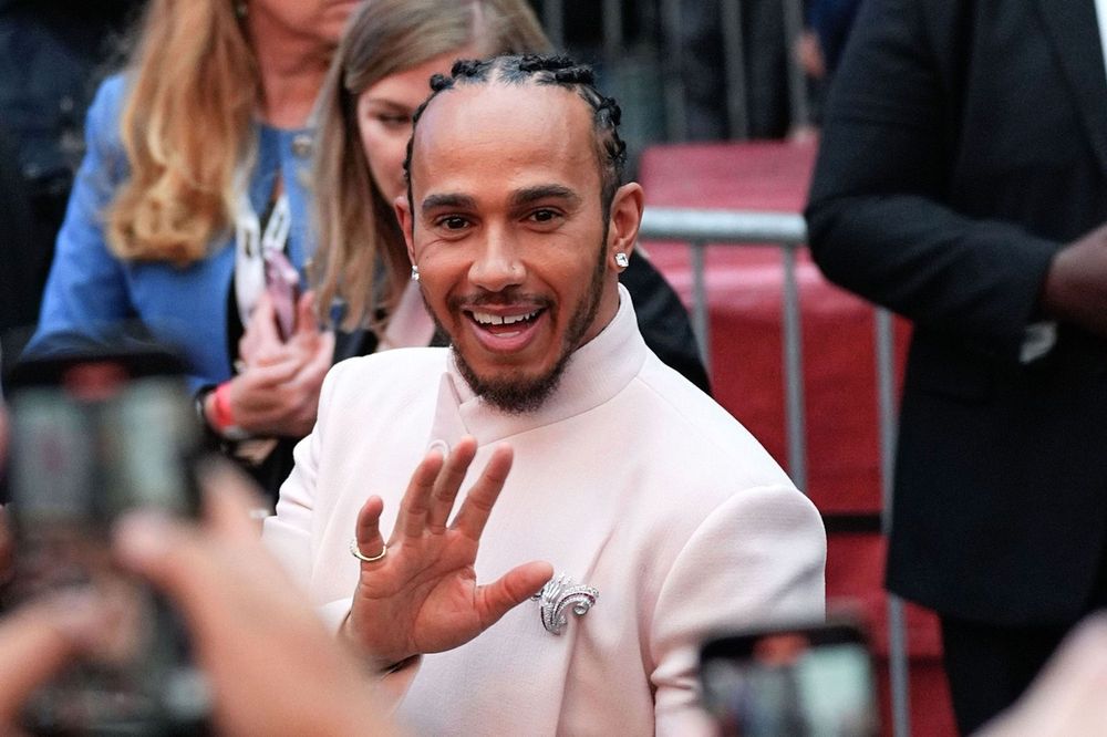Lewis Hamilton at the World Premiere of F1 The Movie