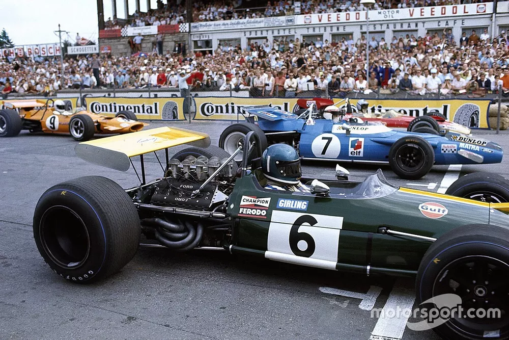 Jacky Ickx, Brabham Jackie Stewart, Matra Jochen Rindt, Lotus Denny Hulme, McLaren