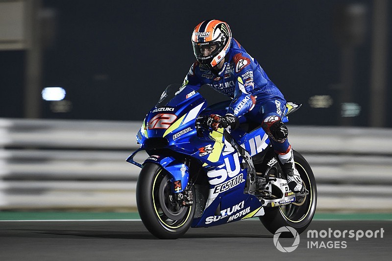 Rins tops Day 2 of Qatar test, Rossi 19th