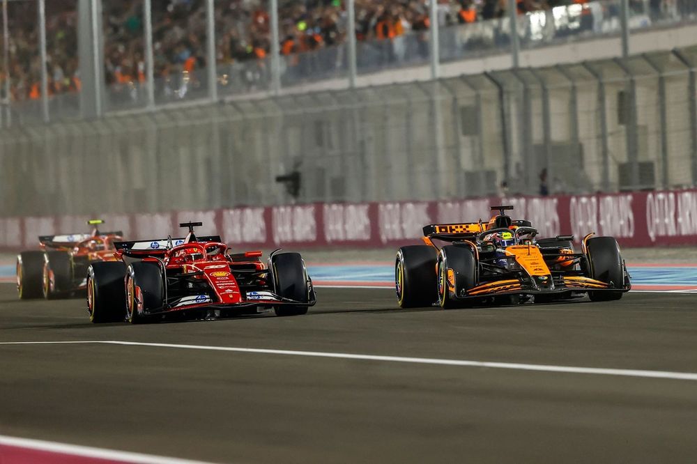 Charles Leclerc, Ferrari SF-24, Oscar Piastri, McLaren MCL38 