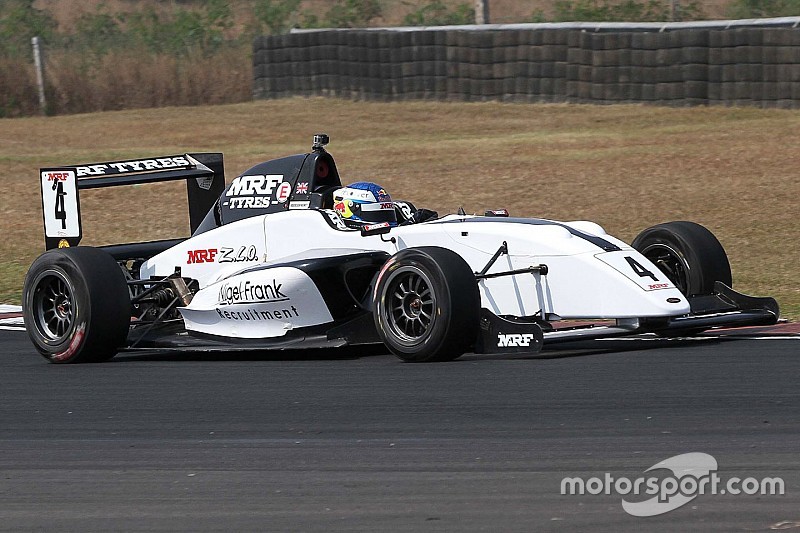 Chennai MRF Challenge: Newey wins Race 3 as Schumacher crashes out