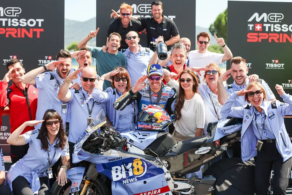 MotoGP Catalan GP: Alex Marquez beats Pedro Acosta to sprint win, Jorge ...