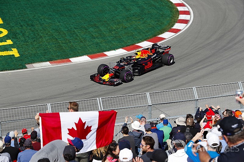 Verstappen é mais rápido do TL1 no Canadá