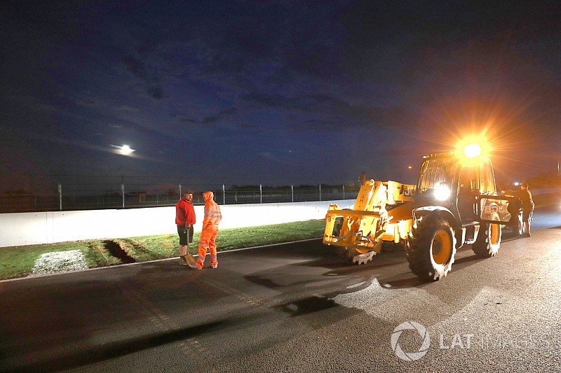 Silverstone kerja keras perbaiki sistem drainase
