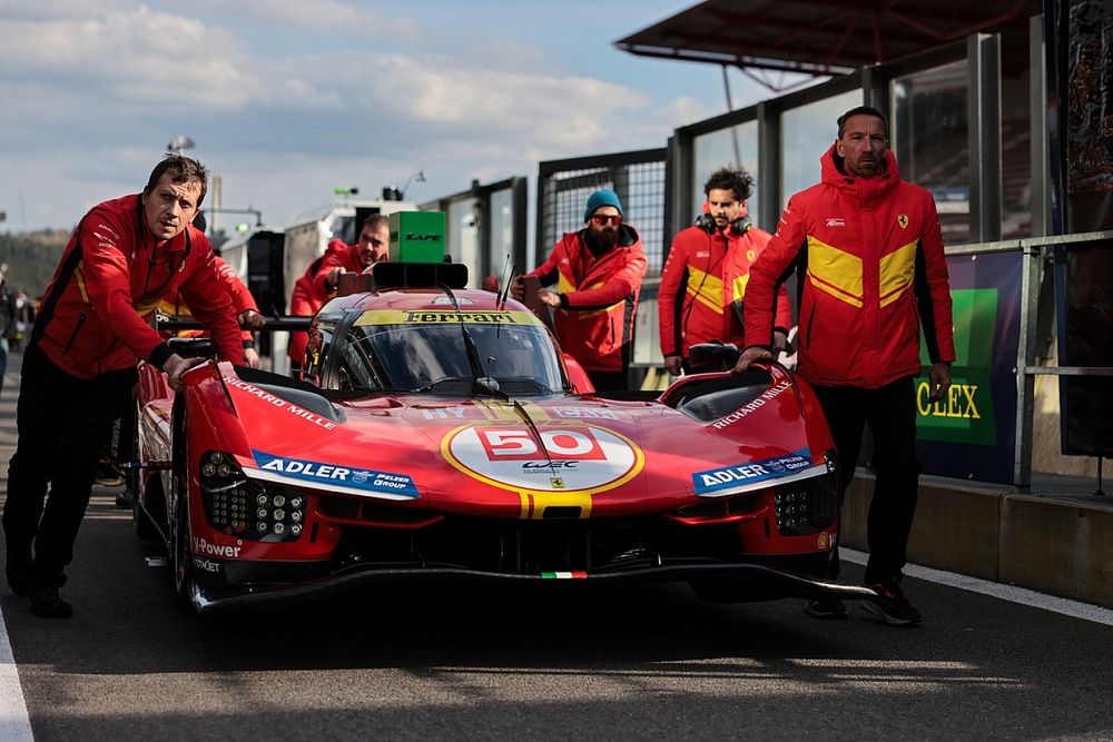 #50 Ferrari AF Corse Ferrari 499P: Antonio Fuoco, Miguel Molina, Nicklas Nielsen