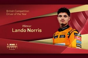 Norris named Autosport’s British Competition Driver of the Year