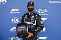 91 pole position Hamiltona