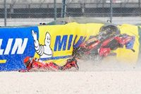 Marc M&aacute;rquez se cay&oacute; en la "parte m&aacute;s f&aacute;cil" del sprint del MotoGP de San Marino