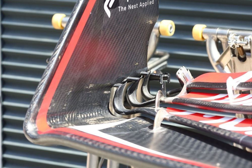 Detalle técnico del Haas VF-25