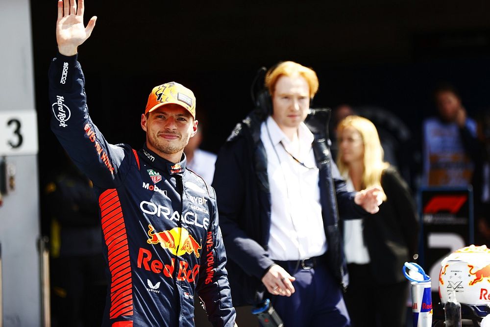 Sprint Shootout winner Max Verstappen, Red Bull Racing