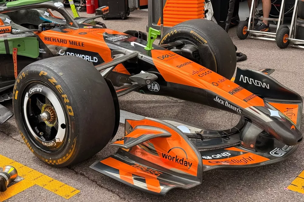 McLaren's Monaco Struggles Continue as New Front Wing Is Shelved