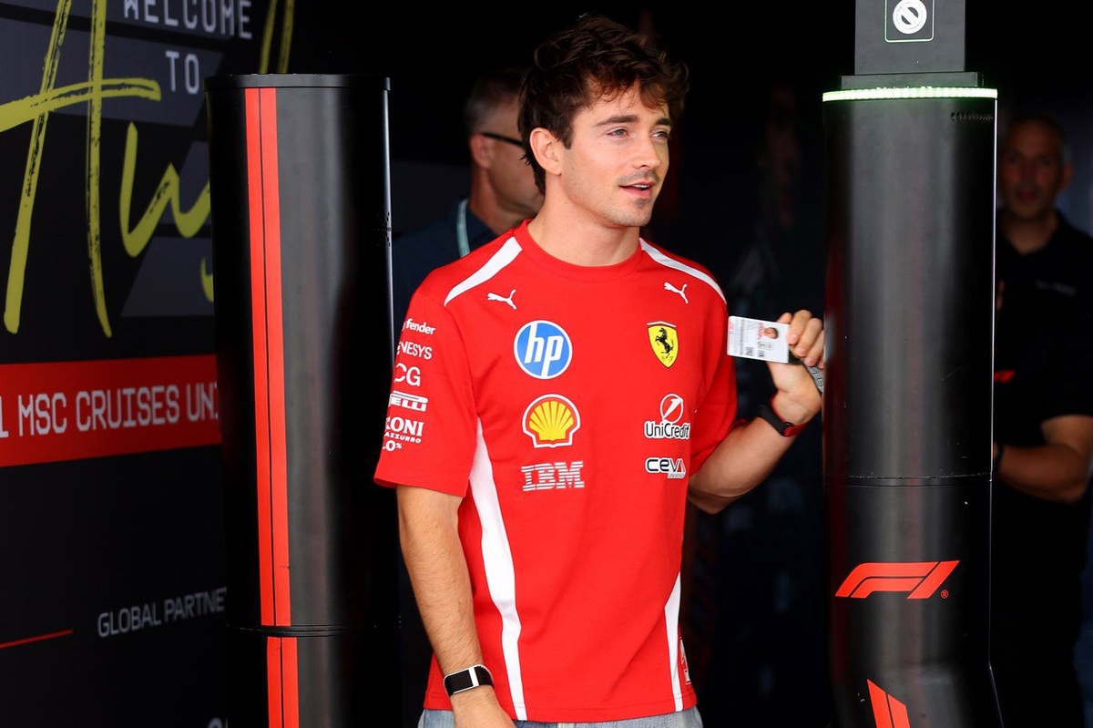 Charles Leclerc tacha de "tontería" la afirmación de Hadjar sobre Verstappen y Ferrari