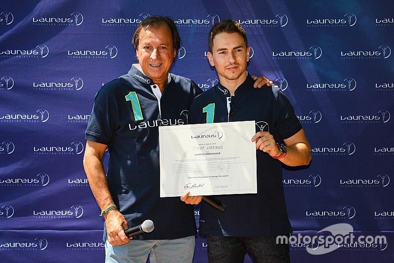 Jorge Lorenzo, fundación Laureus