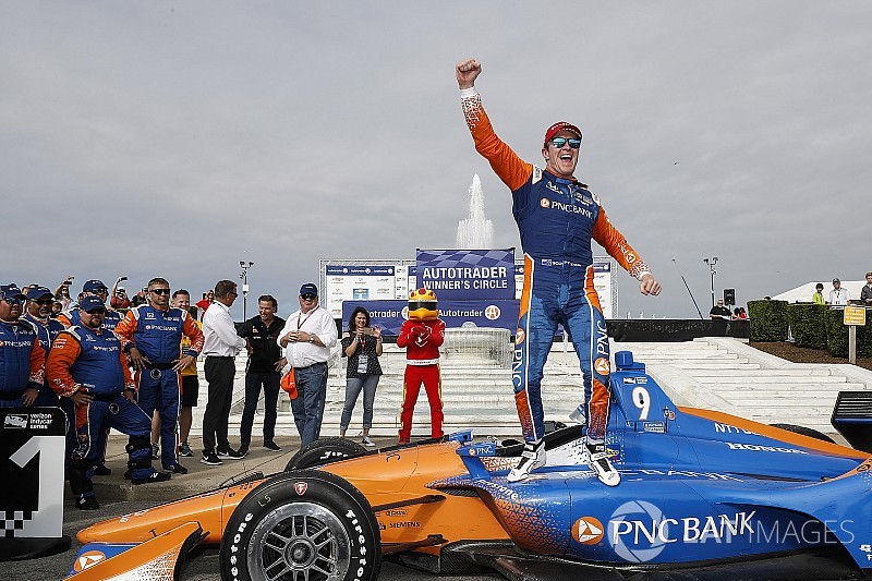 Диксон одержал первую победу в сезоне IndyCar