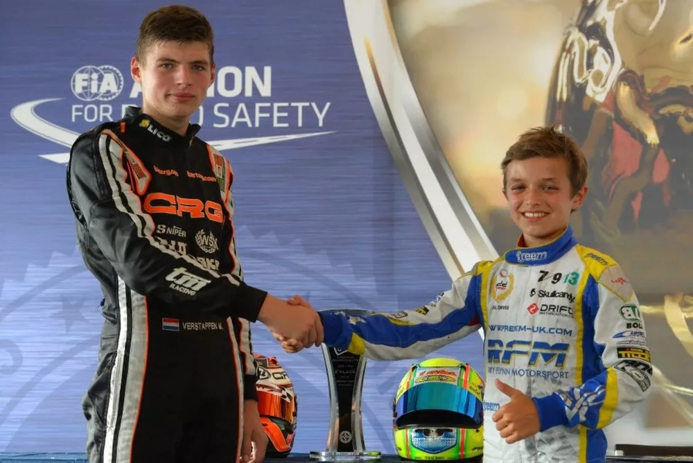 Max Verstappen e Lando Norris