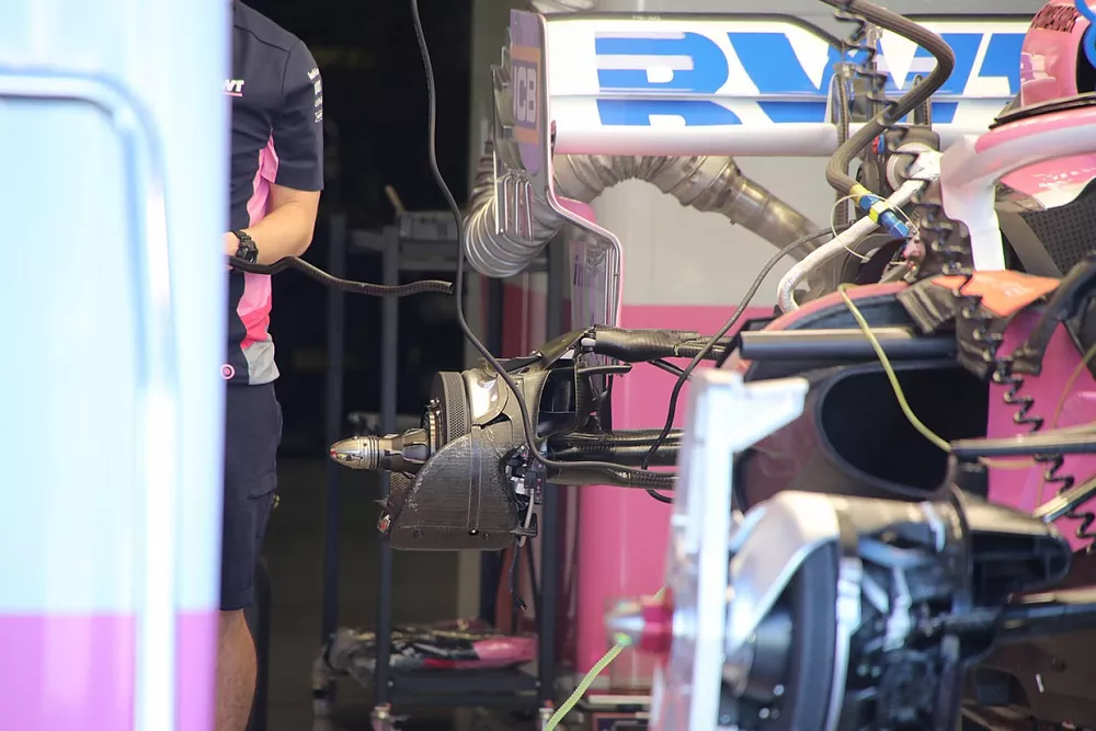 Detalle del Racing Point RP20