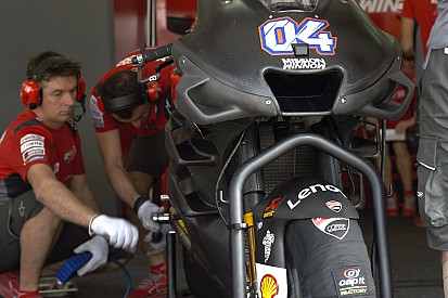 Entre autres nouveautés, Ducati expérimente un carénage différent
