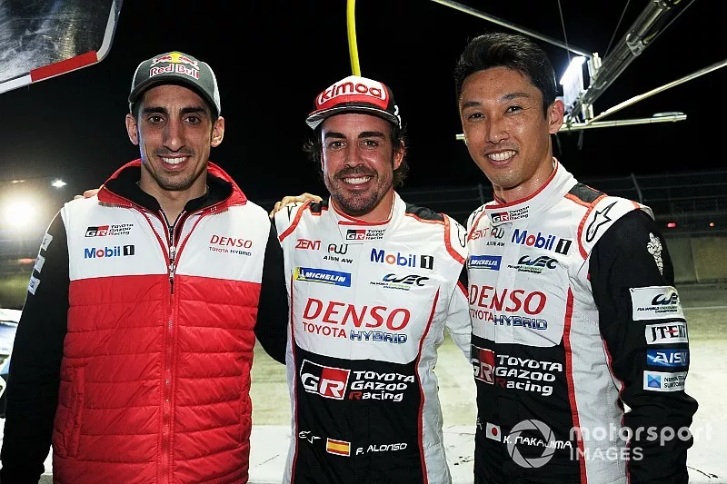 Pole position for #8 Toyota Gazoo Racing Toyota TS050: S&eacute;bastien Buemi, Kazuki Nakajima, Fernando Alonso