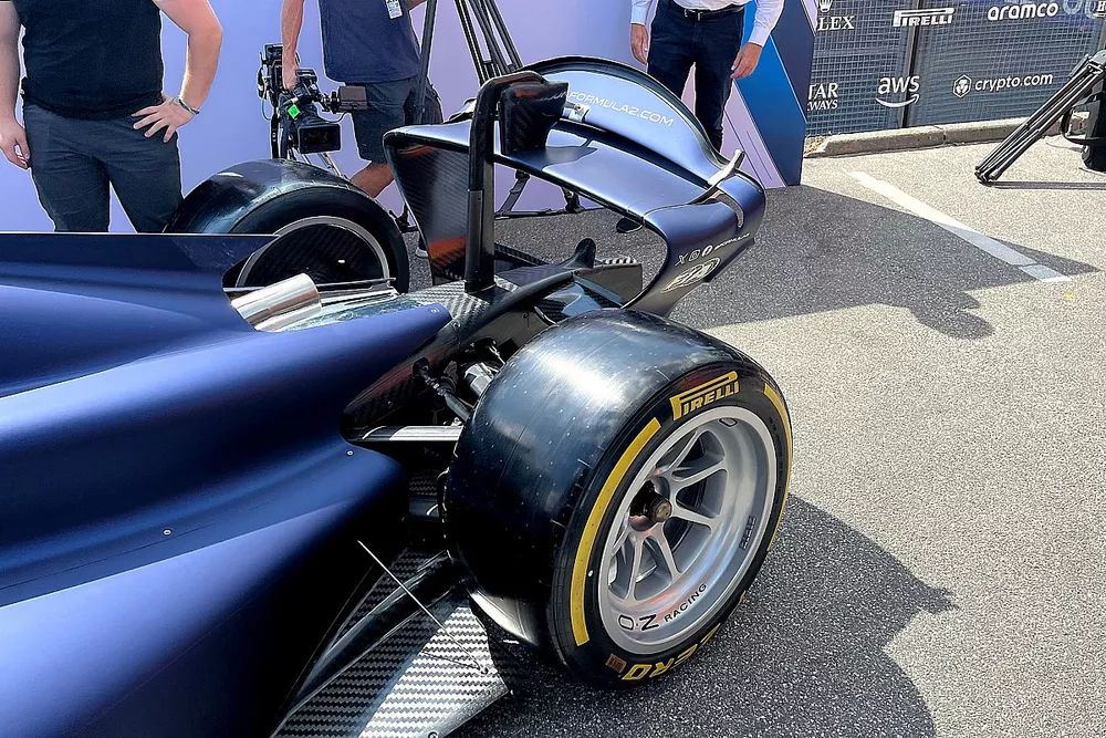 F2 2024 Car rear wing