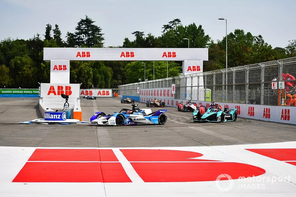 Maximilian G&uuml;nther, BMW I Andretti Motorsports, BMW iFE.20 Mitch Evans, Jaguar Racing, Jaguar I-Type 4, Pascal Wehrlein, Mahindra Racing, M6Electro 