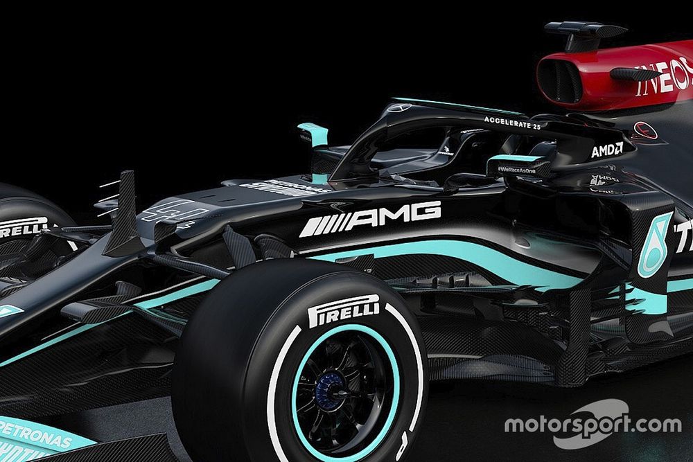 Mercedes AMG F1 W12 detail