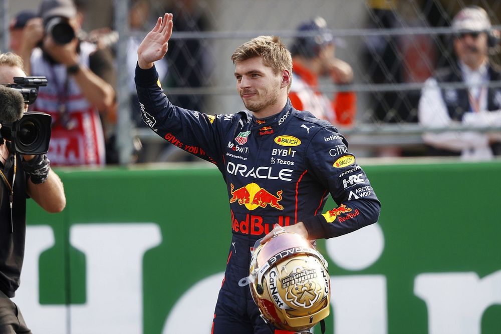 Pole man Max Verstappen, Red Bull Racing
