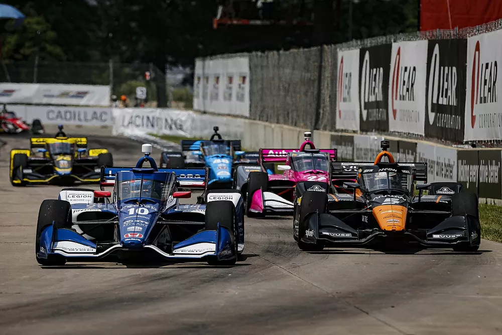 Alex Palou, Chip Ganassi Racing Honda, Patricio O'Ward, Arrow McLaren SP Chevrolet