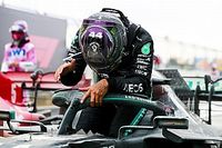 Emocionado, Hamilton celebra hepta: "Isso vai muito além dos meus sonhos"