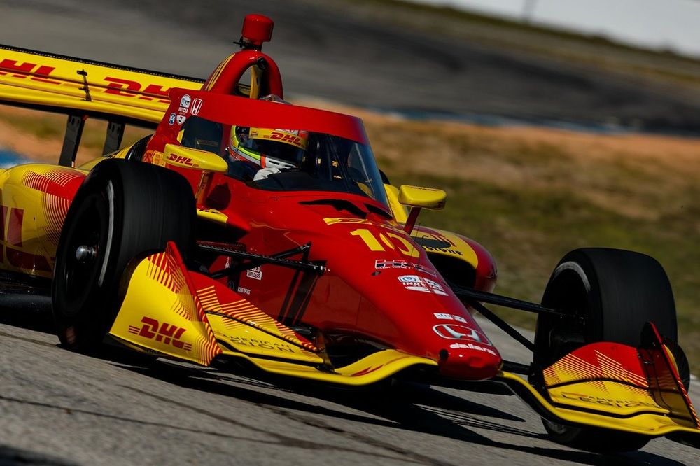 Alex Palou en el test de Sebring